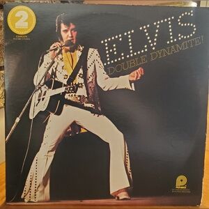 Elvis Double Dynamite! LP 1975 2 records